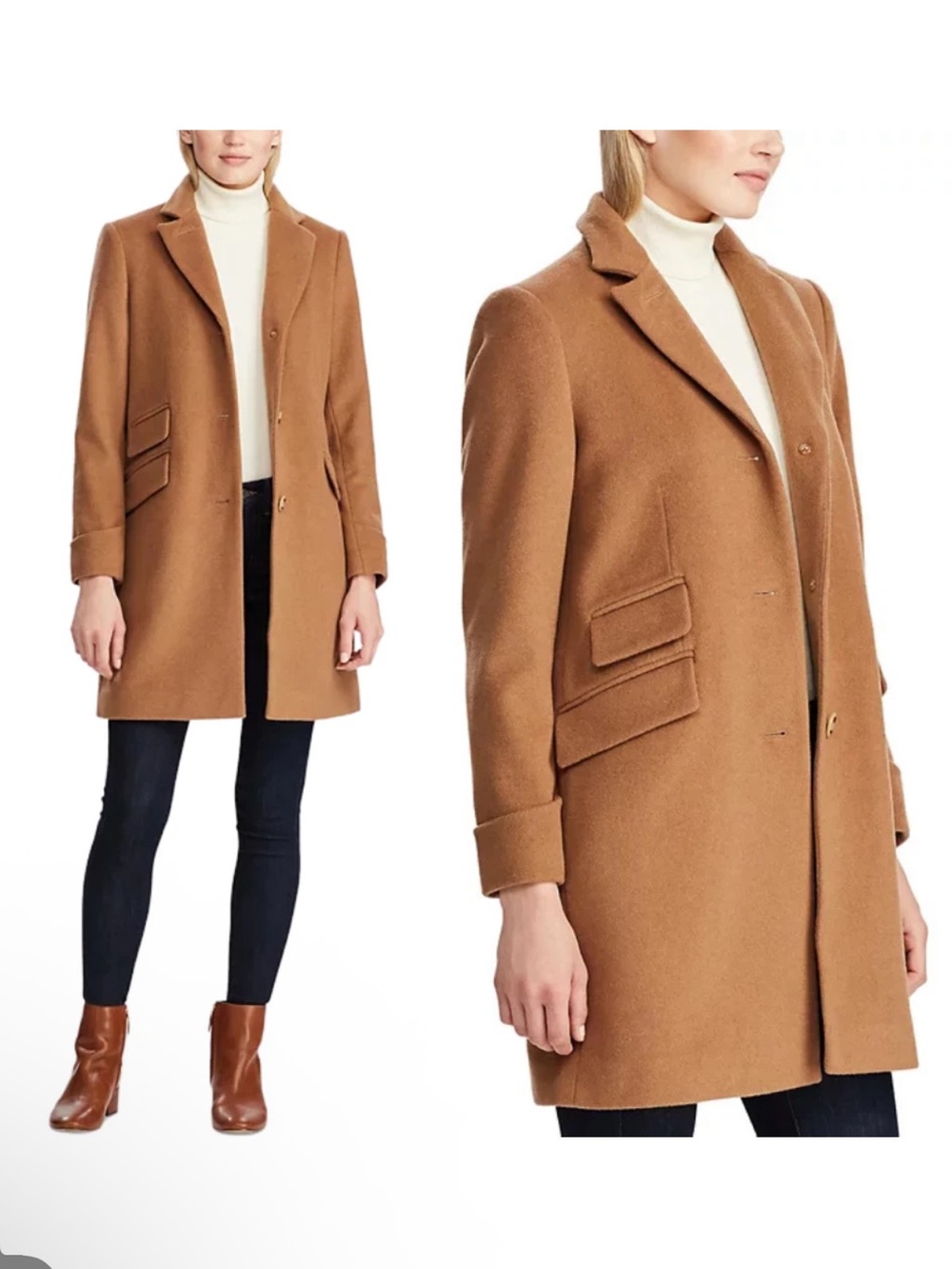 Ralph Lauren Single Breasted Walker Coat